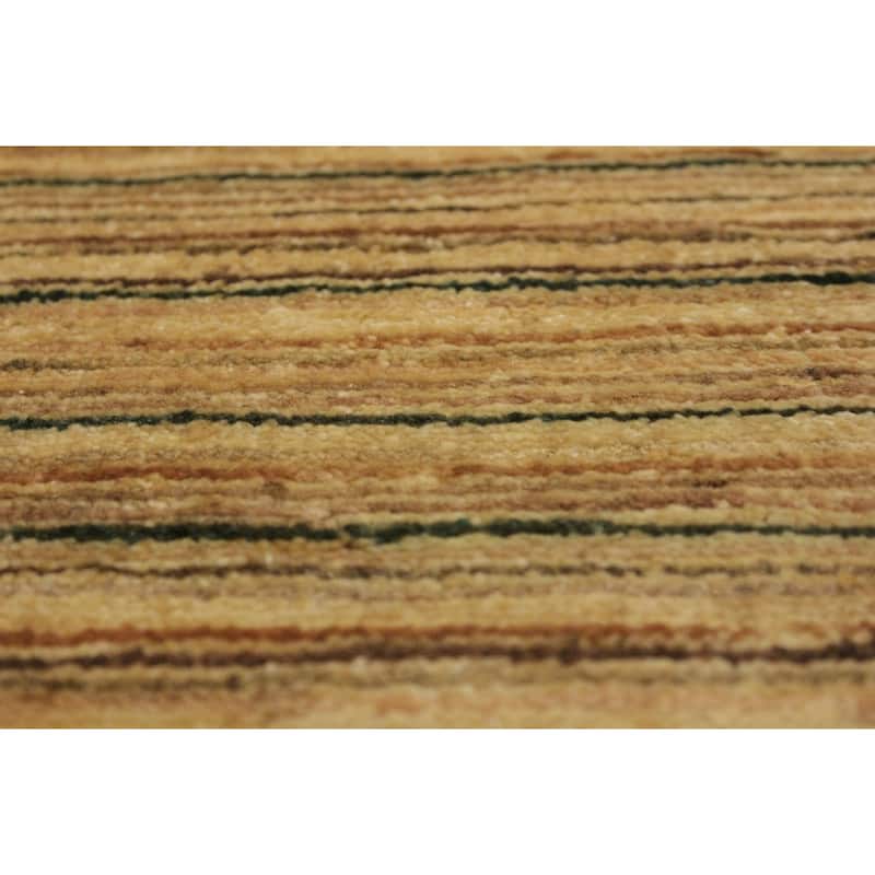 Boho Earthline Gabbeh Hand Knotted Wool Area Rug