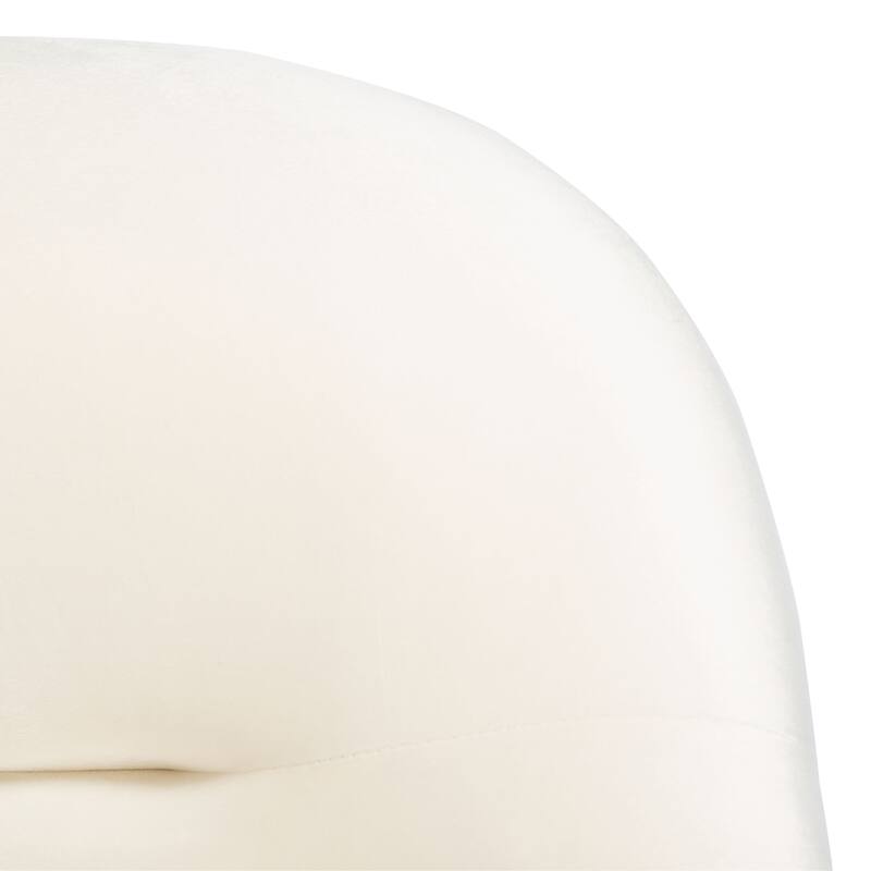 SAFAVIEH Eleazer Glam Velvet Accent Chair - 26.3" W x 31.8" L x 34" H