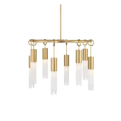 Savoy House 1-1366-8 Chelsea 8 Light 28" Wide Beaded Ring Chandelier