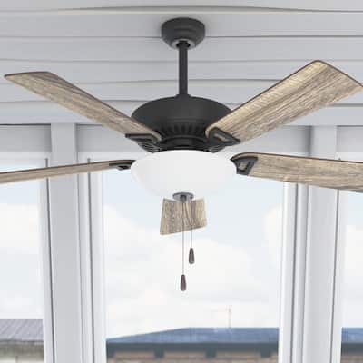 52" Prominence Home Montlake Indoor Ceiling Fan, Brushed Nickel - 52