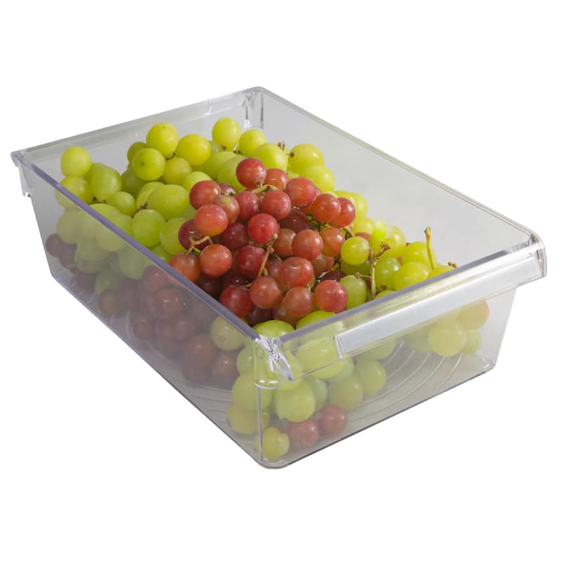 Kitchen Details 2 Pack Large Refrigerator Storage Bins - 12.75"x 8"x 4"