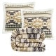 preview thumbnail 112 of 158, Indigo Hill by HiEnd Accents Campfire Sherpa Fleece Throw, 1PC or 3PC 3-Piece - Desert Sage