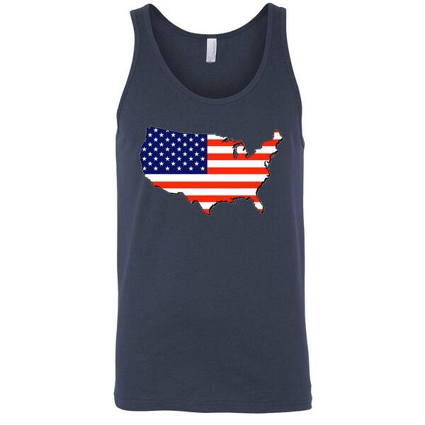 Shop Men S Usa Flag Tank Top Patriotic Country Red White Blue Old