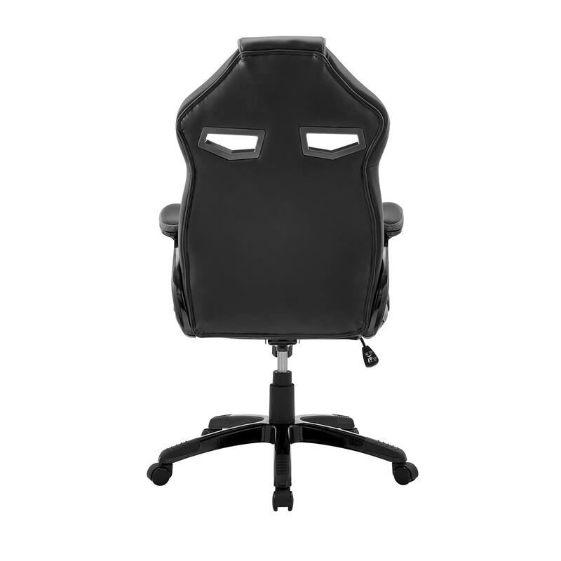 Aspect Adjustable Gaming Chair in Faux Leather with Mesh and Lumbar Support Pillow