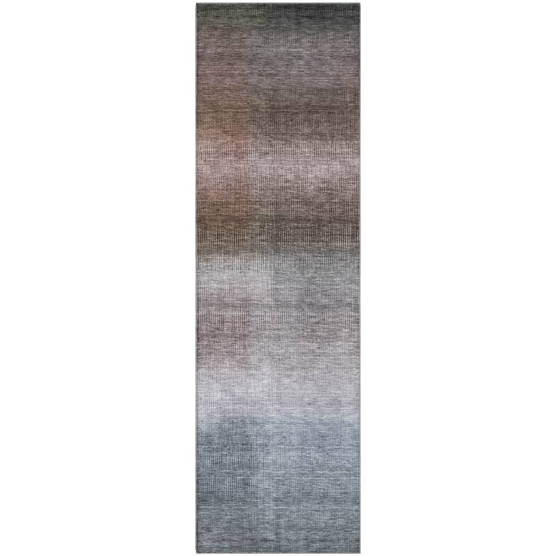 Premium Washable Super Soft Solid Ombre Mayfield Rug