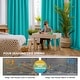 preview thumbnail 52 of 91, Deconovo 100 Percent Blackout with Liner Grommet Curtain (2 Panel)