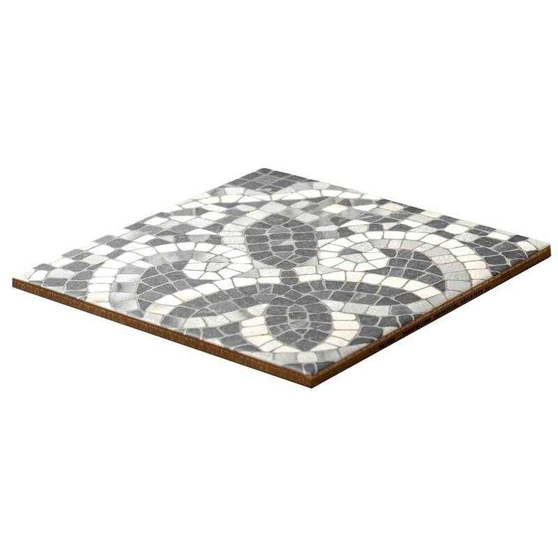 Roman Road 8x8 Matte Porcelain Encaustic Tile - Floor & Wall