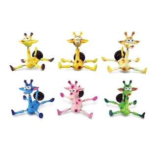 CoTa Global Giraffe Refrigerator Bobble Magnets Set of 6 - Multicolor