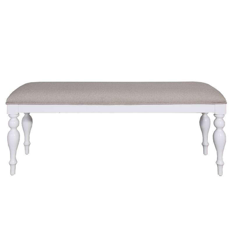 Summer House Oyster White Dining Bench