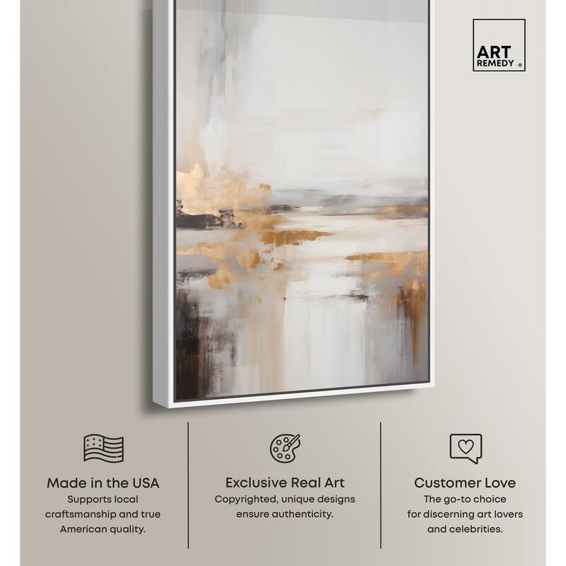 Glistening Stillness II Canvas by Art Remedy