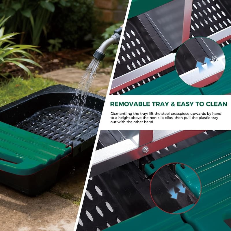 Roll-Away Nesting Boxes for Chickens Coop with Perch