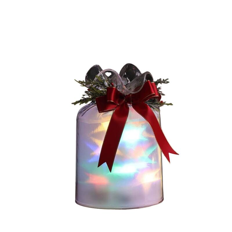 LED Lighted Stars Gift Bag with Music - 7.75" - Set of 4