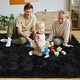 preview thumbnail 18 of 52, Living Room Bedroom Super Soft Pile Area Rug, Modern Shaggy Rugs, Non-Slip Pile Rugs for Kids