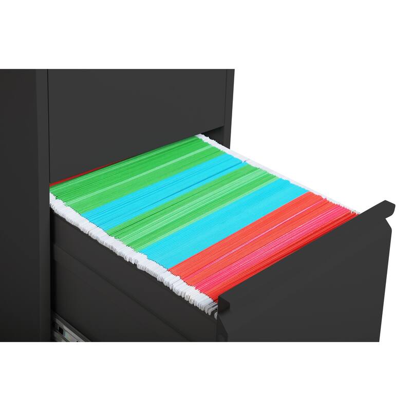 3 Drawer Metal Vertical File Cabinet with Lock