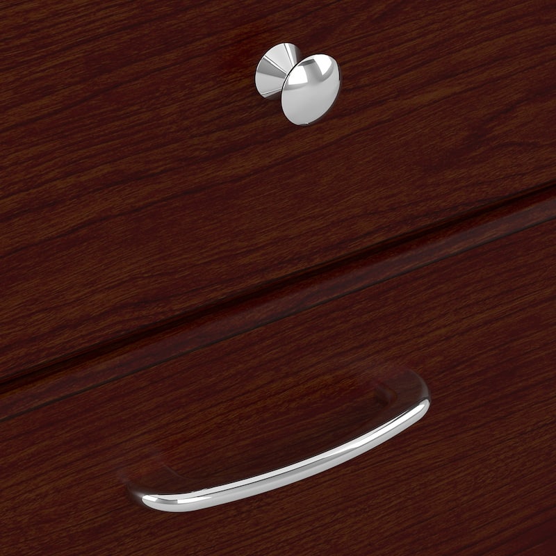 72W L-shaped Computer Desk with Drawers by Bush Furniture