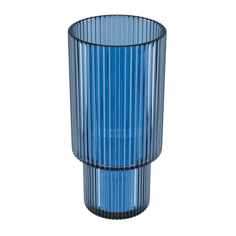 American Atelier Vintage Ribbed Fluted Glasses Set of 4