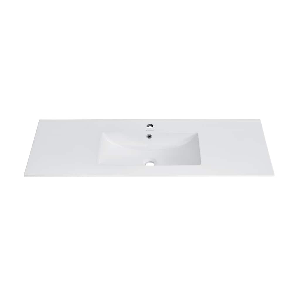 48 Ceramic Vanity Sink Top - 48"