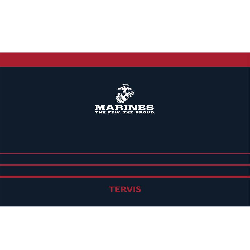 Tervis Traveler Marines The Few The Proud Triple Walled Insulated Travel Tumbler, Stainless Steel