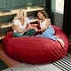 preview thumbnail 63 of 66, Jaxx Cocoon 6 Ft Giant Bean Bag Sofa and Lounger for Adults, Microsuede