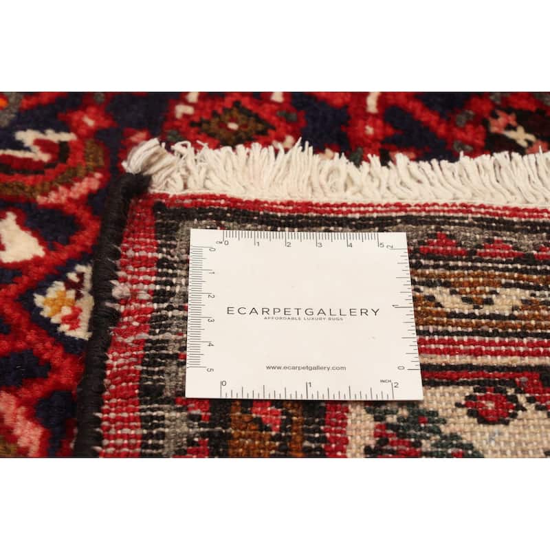 ECARPETGALLERY Hand-knotted Andelz Navy Wool Rug - 3'5 x 10'2