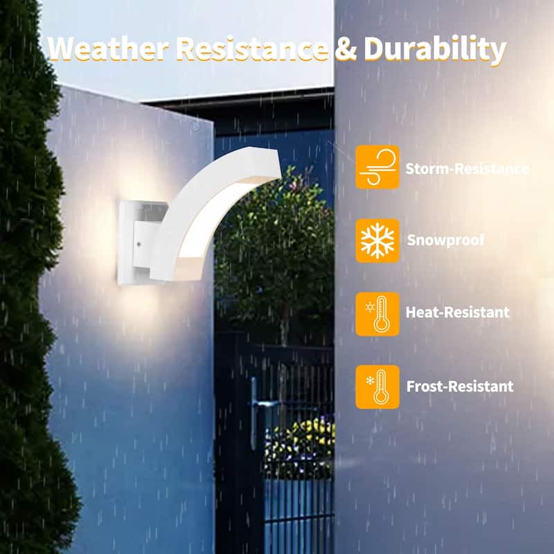 Wall Lights Outdoor Wall Sconce Modern LED Patio Porch Lights Aluminum Exterior Light Fixture Waterproof IP54 for Hallway House