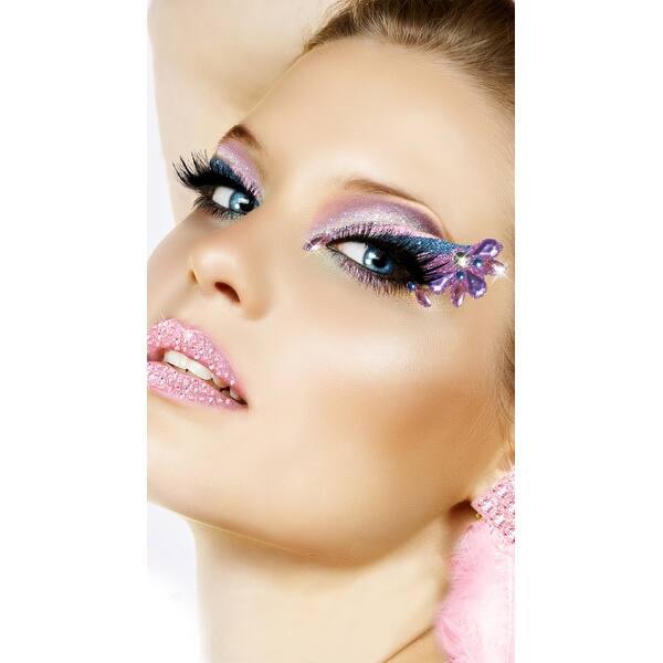 Shop Cotton Candy Eye Kit Purple And Blue Glitter Eyes As Shown
