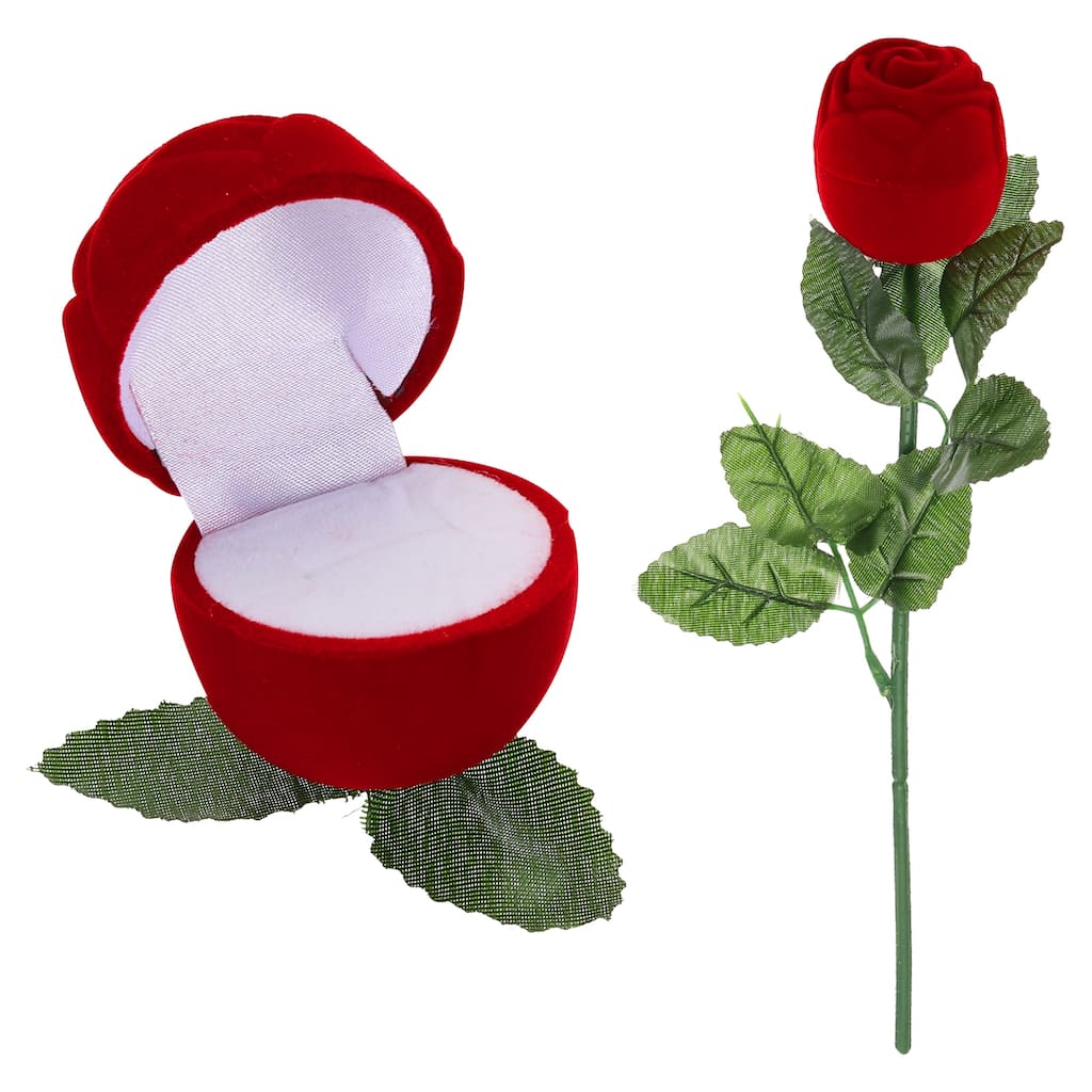 Rose Ring Box Rose Romantic Engagement Ring Box Jewellery Storage