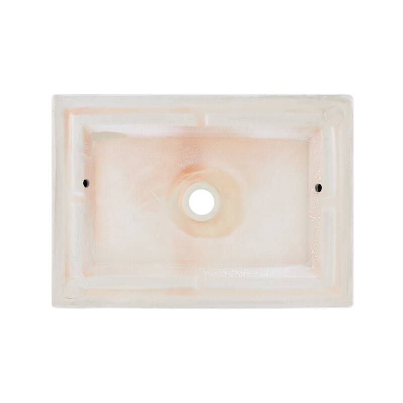 Lausanne 22" Ceramic Vessel Bathroom Sink In Static White - 15.75" x 22.5" 5.25"