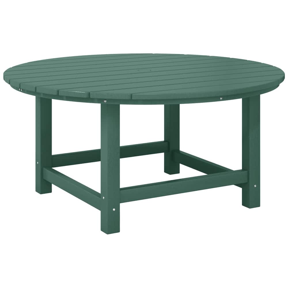 Laguna Outdoor Poly Adirondack 38" Round Coffee Table