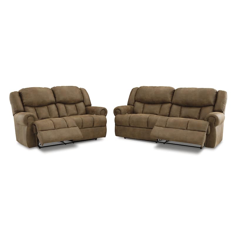 Signature Design by Ashley Boothbay Brown 2-Piece Upholstery Package - 92" W x 42" D x 47" H