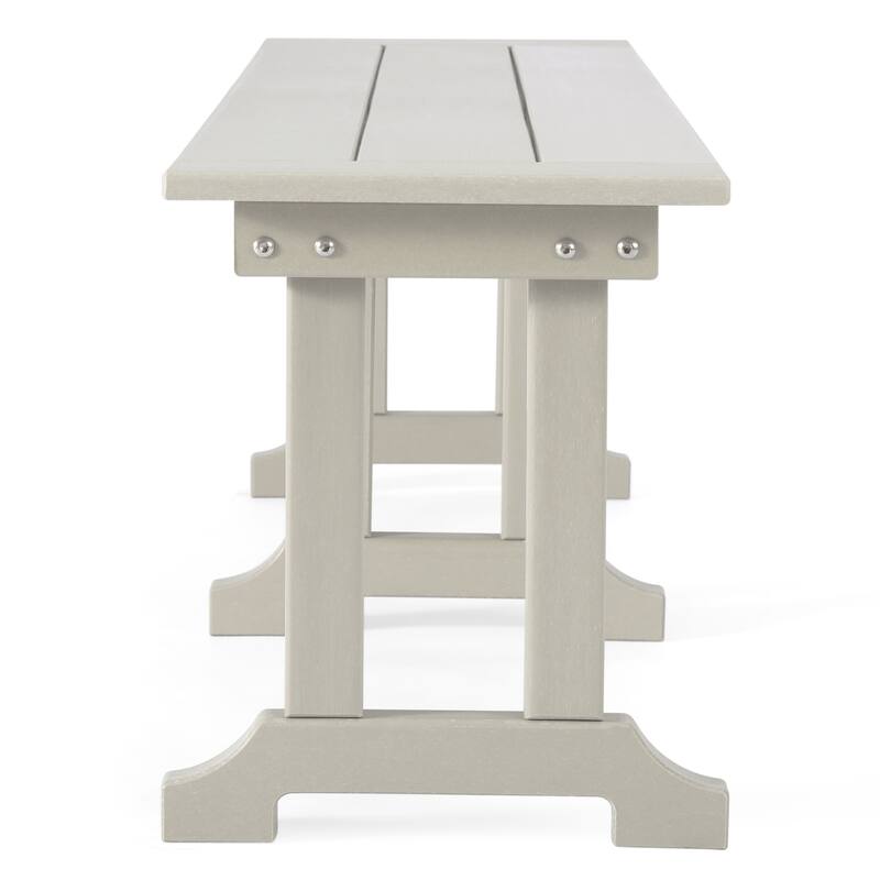 Laguna Hdpe All Weather Outdoor Patio 65" Bench