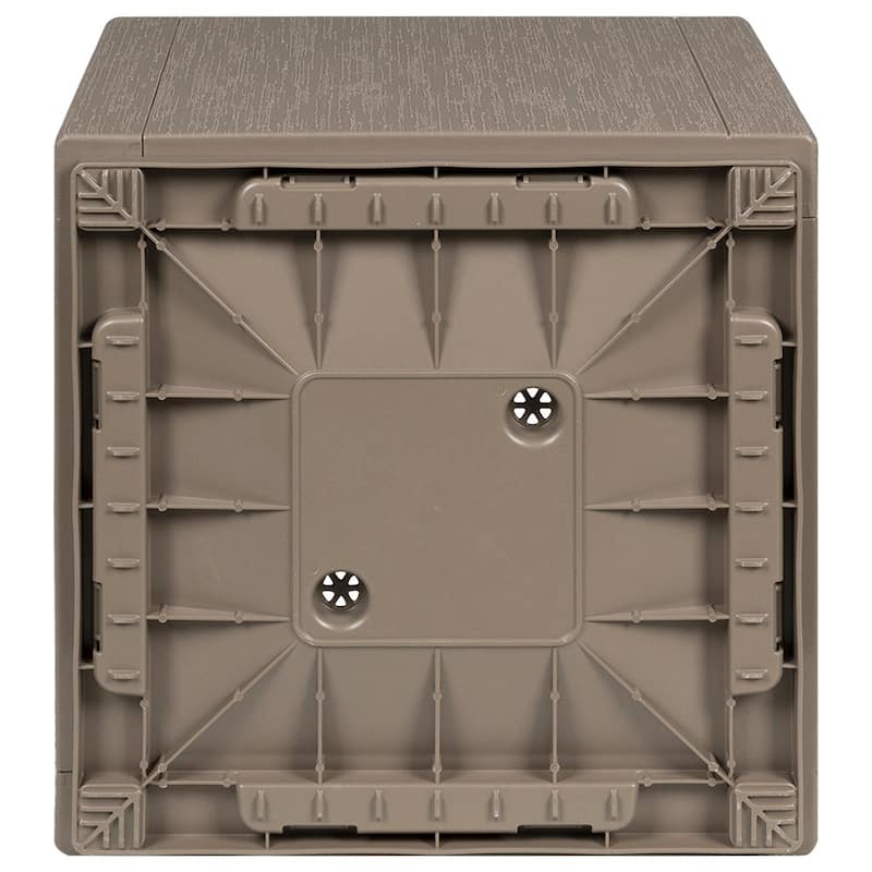 vidaXL Garden Planter Patio Outdoor Flower Pot Herb Planter Pot Flower Box PP - 14.2 x 14.2 x 13.8 in