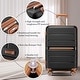 preview thumbnail 16 of 30, Luggage Sets 4 Piece(14/20/24/28) PP Lightweight & Durable Expandable suitcase