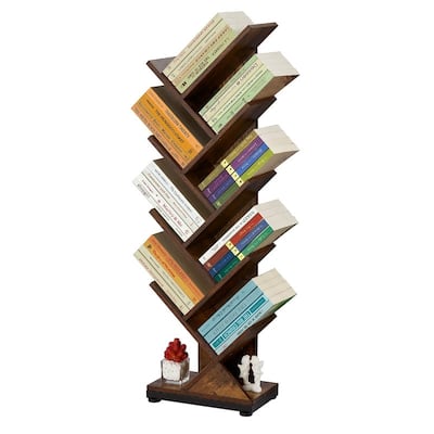 9 Tier Tree Bookshelf - 11.8"D x 7.4"W x 38.4"H