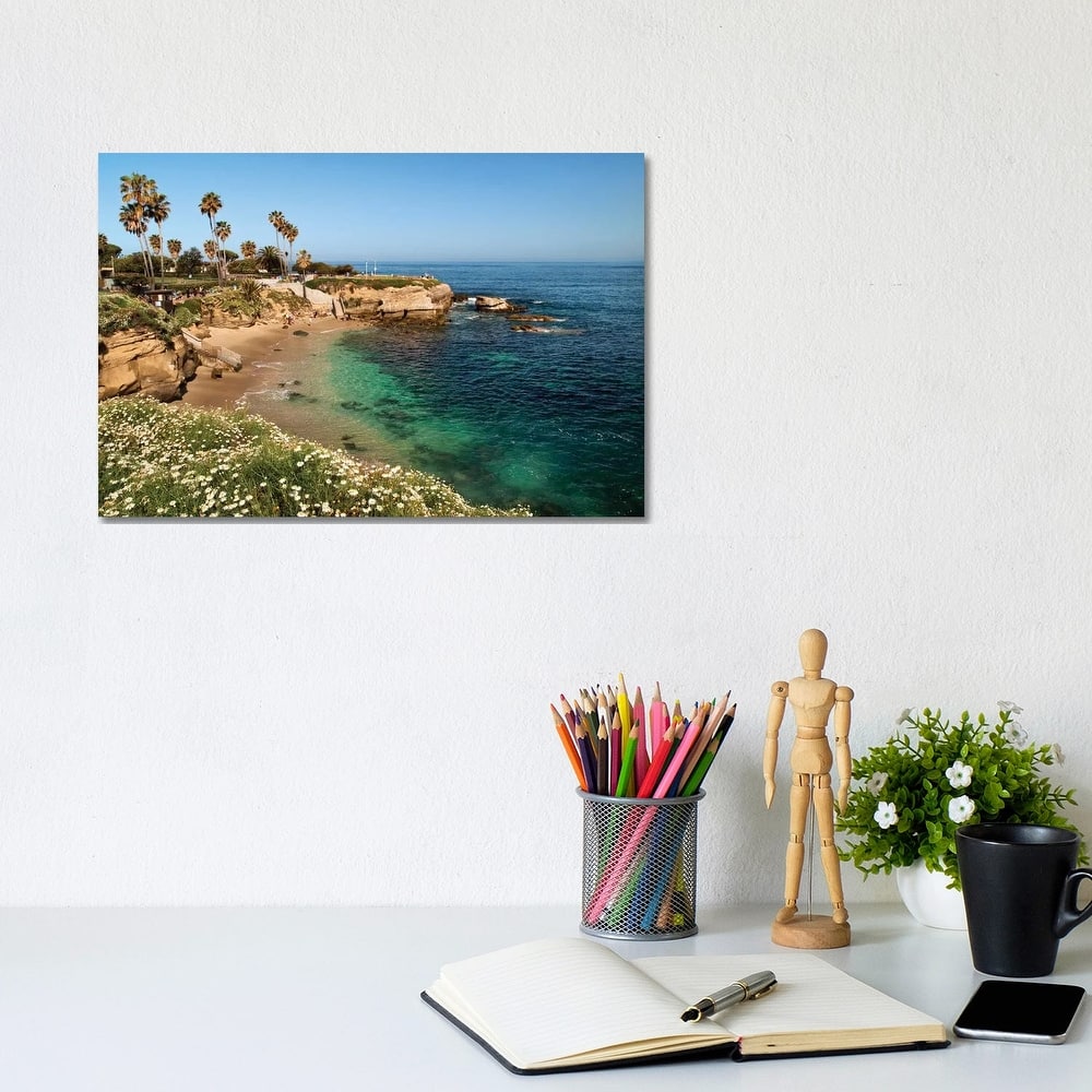 iCanvas "USA, California, La Jolla, Clear water on a spring day at La Jolla Cove" by Ann Collins Canvas Print
