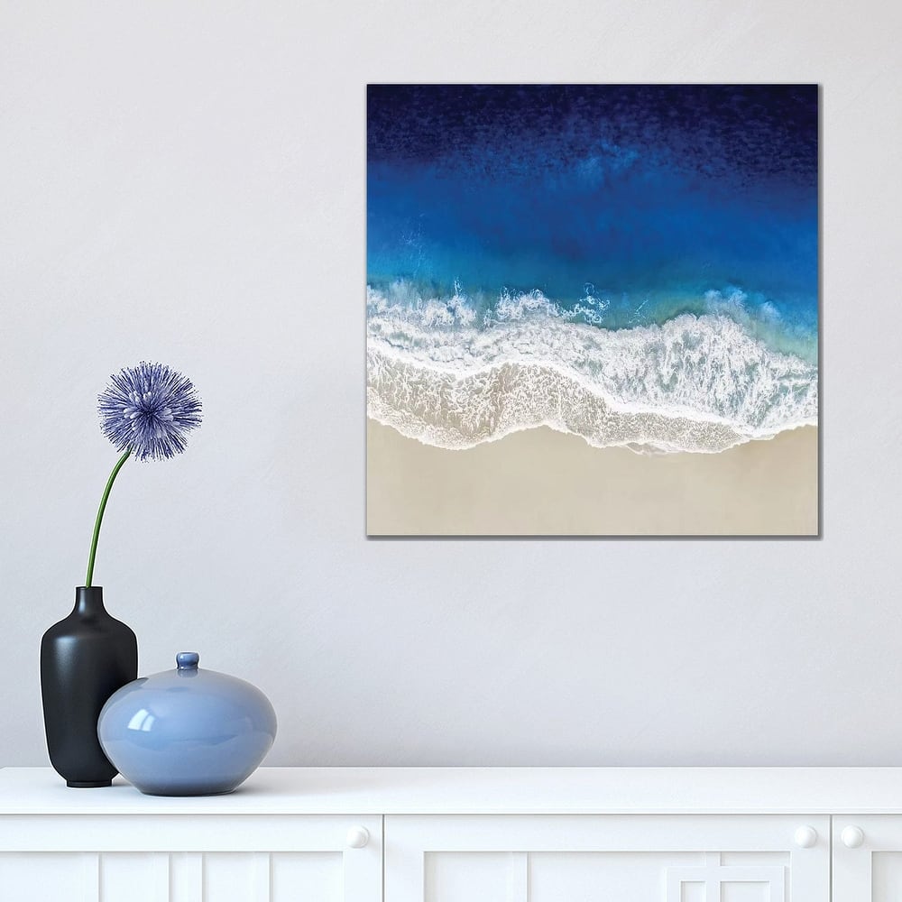 iCanvas "Indigo Ocean Waves III" by Maggie Olsen Canvas Print