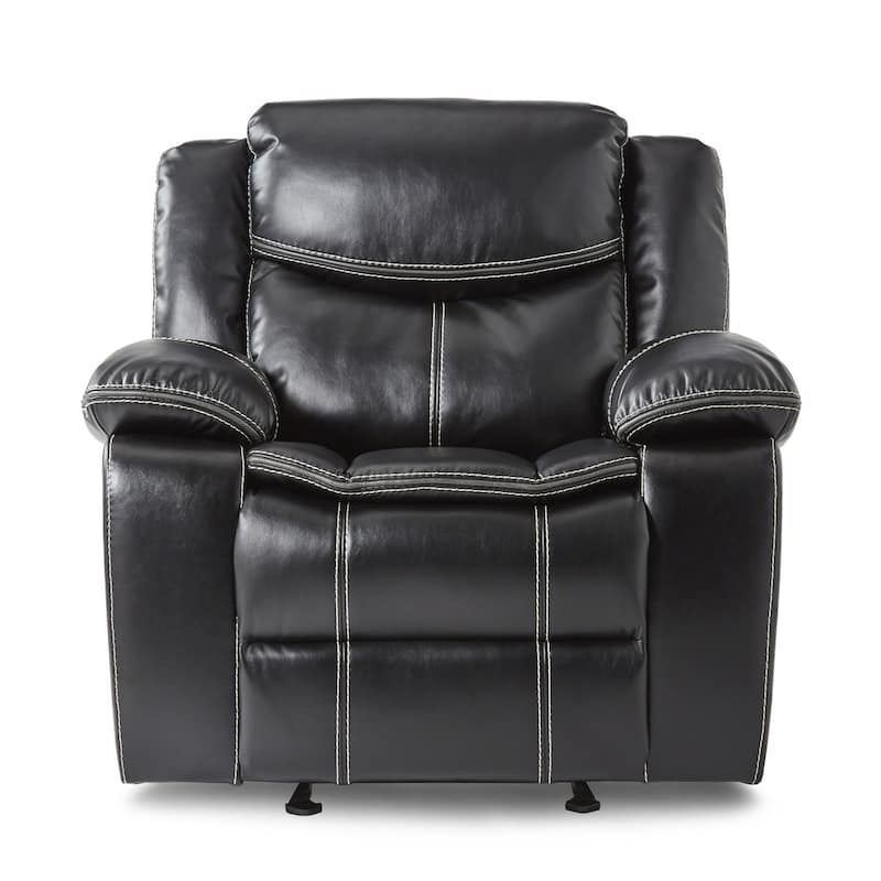 Valina Black Glider Reclining Chair