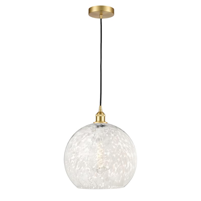 Innovations Lighting 616-1P 17 14 White Mouchette Pendant White