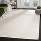 preview thumbnail 8 of 39, Safavieh Handmade Mirage Lousine Modern Abstract Viscose Rug 10' x 14' - White - Rectangle