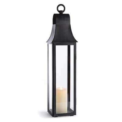 Geneva 33 inch Outdoor Lantern Washed Black