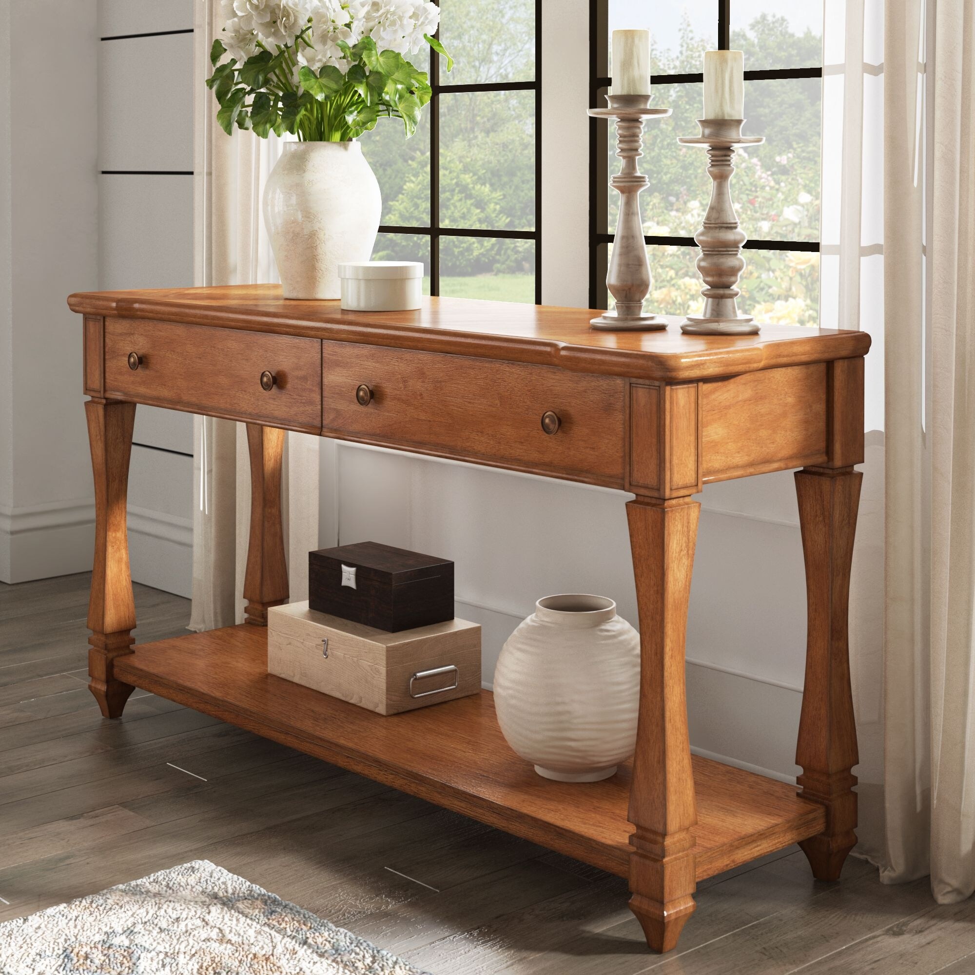 Shop Waverly Sofa Table With Shelf And Drawer By Inspire Q Classic