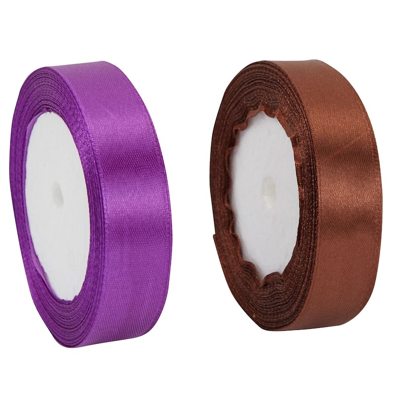 Blue Panda 50 Pack Kraft Brown Paper Gift Boxes, Bulk Set with Ribbon and Stickers, 3x3x3"