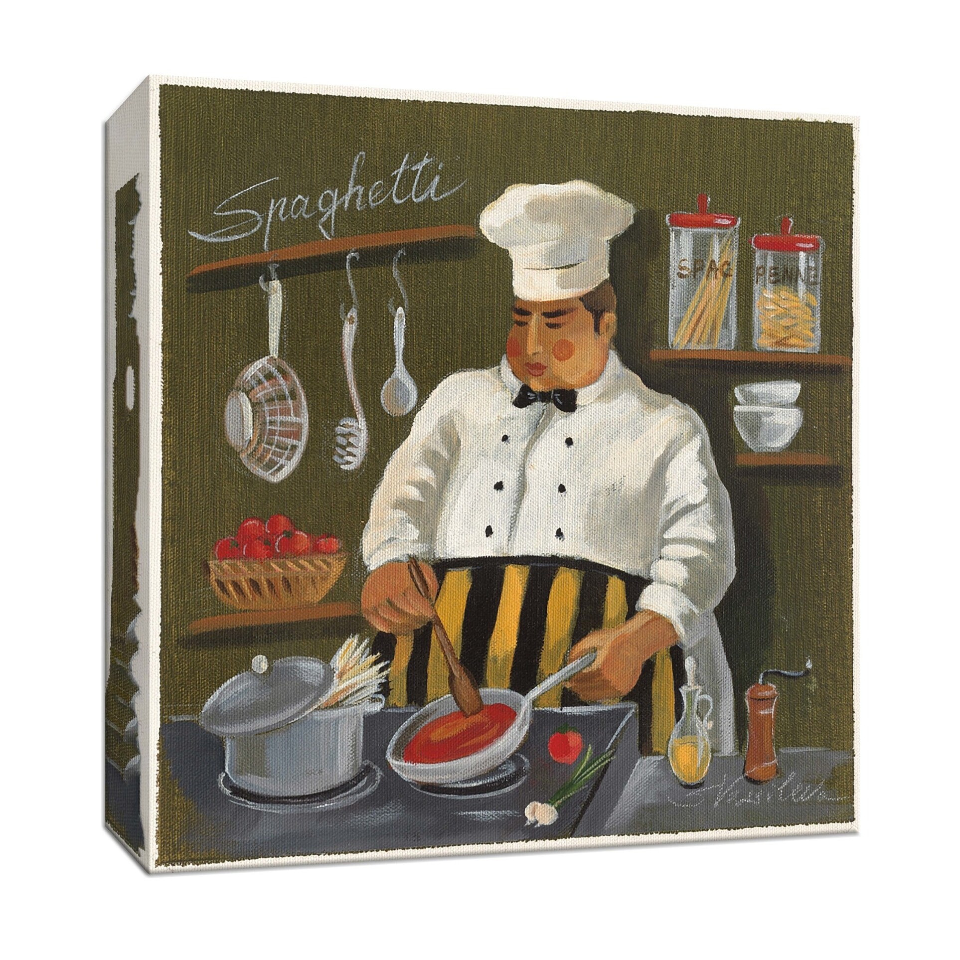 Shop Ptm Images 9 152043 Ptm Canvas Collection 12 X 12 Italian Chef Iv Giclee Chefs Textual Art Print On Canvas Overstock 28100415