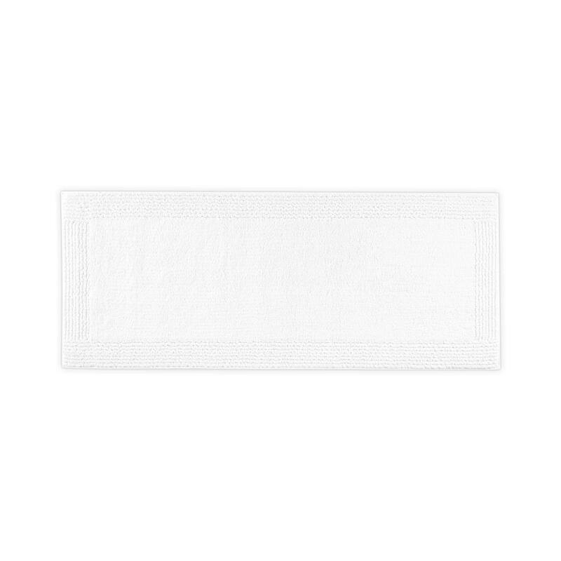 Cotton Tufted 3000 GSM Reversible Bath Rug - 24x44" - White