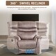 preview thumbnail 3 of 12, 360 Degree Swivel, Adjustable Modern Reclining Chair, Classic and Traditional Recliner Sofa with Lumbar Support