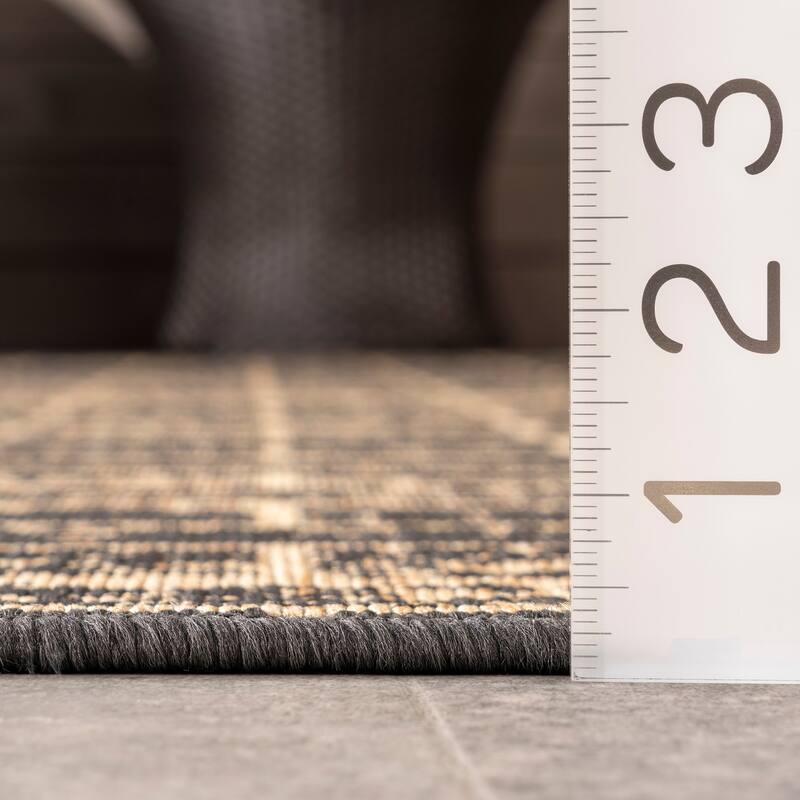 Nuloom Justina Abstract Brick Indoor/Outdoor Area Rug