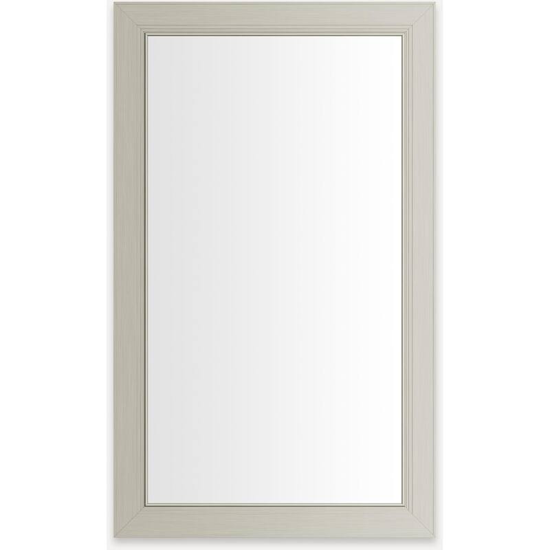 Robern D2C2440D4MESC Main Line 23-1/4" x 39-3/8" Framed Single Door - Nickel - Nickel Finish
