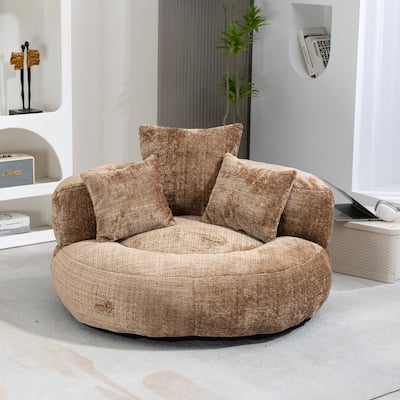Lazy Sofa Durable Comfort Lounger High Back Bean Bag Chair Couch Coffee