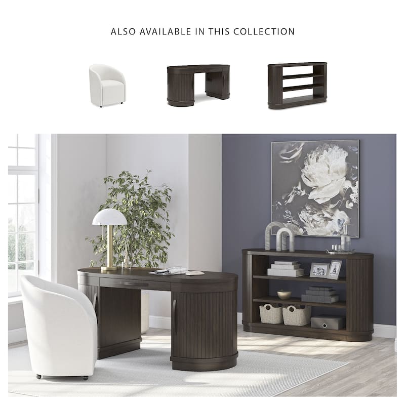 Signature Design by Ashley Korestone White Home Office Desk Chair - 25"W x 23"D x 22"H