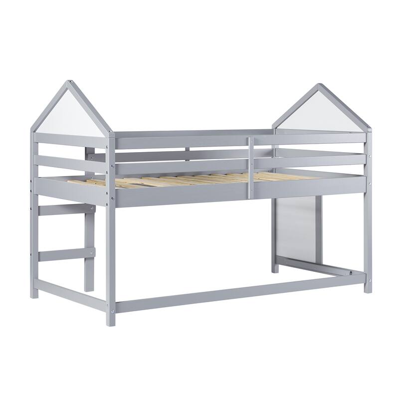 Walker Edison Wood Low Loft Bed